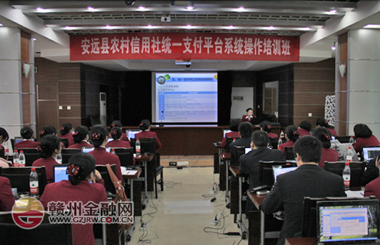 安远县农信社举办统一支付平台系统操作培训