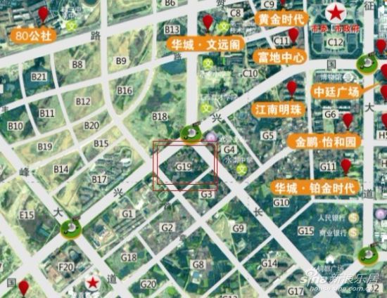G19地块位置示意图