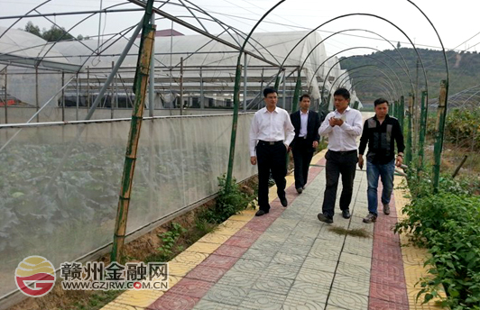 赣县邮储银行送金融服务上门 组织全员大走访