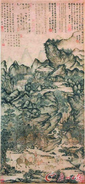 600年罗浮山名画1.6亿元起价拍卖