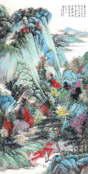 拍场看好新海派书画 萧海春作品拍出97.75万元